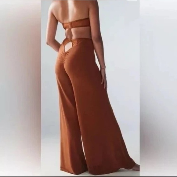 Savage x Fenty Aqua Hour Wide Leg & Mesh Pants Size XL - Picture 2 of 2